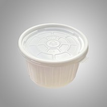 행복물류 밀폐 일회용기 CJ-105파이 국용기(ps) 대 1000set, 1개
