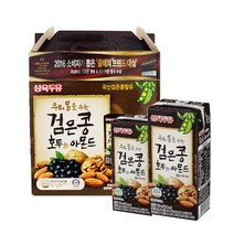 삼육두유 검은콩호두아몬드두유 190ml x 64팩, 16팩
