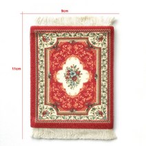 1pc 컵 코스터 빈티지 민족 Tassels 헝겊 찻잔 매트 내열성 흡수 코스터 음료 홈 오피스 바 카페, CHINA_F, 06 F