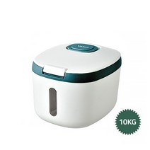 티크박스 원터치 진공 쌀통 +계량컵, 그린