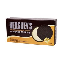 허쉬 바닐라크림 샌드위치 쿠키 미성패밀리 25gx3ea, 단품, 단품