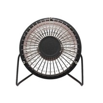 220V 미니 전기 히터 휴대용 데스크탑 팬 석영 튜브 난방 따뜻한 공기 송풍기 홈 오피스 겨울, White EU adapter, 03 BK-4 inch