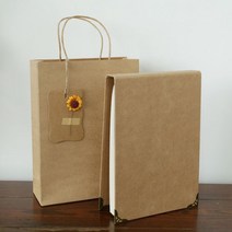 아날로그 수제 노트 포토북 감성 선물 공백 diy3 구멍 낱장 메시지 책 기념 손으로 그린 사진 앨범 동급생 기록 메모장 흰색 학생 성장 설명서 백서 크래프트 종이 핸드북, 책 + 파우치 + 엘리베이터