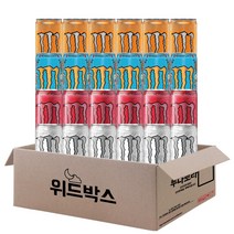 [위드박스] 몬스터 에너지 드링크 355ml (펀치6+선라이즈6+망고6+울트라6), 24개