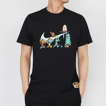 나이키 반팔티 DRI-FIT HOOPS Swoosh 프린팅 티셔츠 블랙