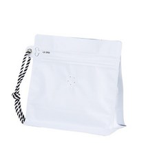 커피마대 포대 자루 StoBag 밸브가 커피 콩 포장 가방 알루미늄 호일 밀봉 분말 견과류 보관 스탠드 업 가능 파우치 개, [01] xxcmg, [10] Whitewith valve