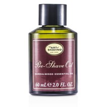 디 아트 오브 쉐이빙 - 프리 셰이브 오일 -샌달우드 에센셜 오일 ( 모든 피부용), 60ml/2oz