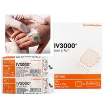 스미스앤네퓨 IV3000 카테터 고정 6cmX7cm 100매