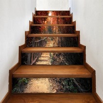 계단리프트 모든지형 아랍어 스타일 계단 스티커 DIY 비닐 자체 접착 방수 이동식 벽지 바닥 홈 장식, 11 LT040_02 13pcs x 18x100cm