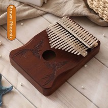 고함항아리 붐웨커 캥거칼림바칼림바 17 키 엄지 피아노 핸드 가드 나무 마호가니 바디 악기 크리