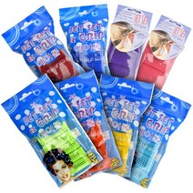 모리스 제트 세트 구르프 숏 이지그립 볼륨 헤어롤 소, 숏 39mm／레드(4개)