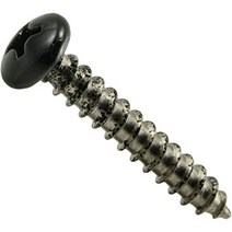 Hard-to-Find Fastener 014973208394 Black Phillips Pan Sheet Metal Screws 8 x 1 Piece-100 null, 1