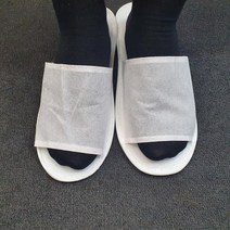 pdg# 병원 기내용 오픈형 슬리퍼 앞트임 실내화 여행용 일회용 호텔 모델하우스 거실화, q#@상품선택@-