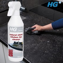 한스전자 HG 주방 대리석 청소 세정제 500ml 인조대리석 상판 식탁 물때 얼룩 세척 클리너, 1개