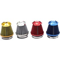 50 70 90 110 125 200 300cc 오토바이 ATV 유니버설 38mm 42mm 기화기 공기 필터 흡기 파이프, 02 빨간