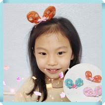 러블리굿베베 여아 도트바니 머리핀
