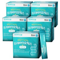 삼성제약 패밀리 프리바이오틱스 유산균 30p, 60g, 5개