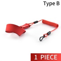 보트엔진 고무보트엔진 전기 소형 float kill op switch for mercury tohatsu 해양 선외 모터 2 및 4 스트로크 key rope safety no, 1 조각