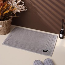 빨아쓰는 순면 욕실 주방 화장실 발매트 발수건, bath, 민트그레이