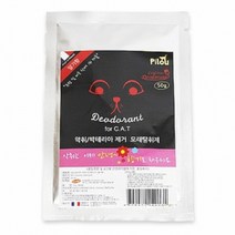 PETDOME Pilou 고양이 모래탈취제50g 딸기향 50개 묶음