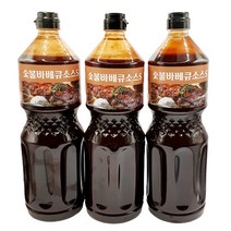 바로 숯불 바베큐소스S 2.15kg 업소용, 3개