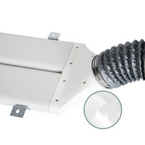 사각덕트 플랫덕트 사각레듀서 직관 오발 사각파이프 덕트 자바라 배관 자재 닥트 공조 설비 부속 연결 플랫 관 천장 인테리어 75mm, 1개