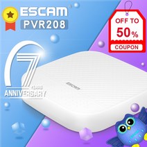 NVR 네트워크 비디오 레코더 ESCAM PVR208 1080P 8 2CH ONVIF 미니 IP 카메라 시스템용 2ch 클라우드 채널 포함hdd 4tbhdd supporthdd 1, 아무도+4CH+미국 플러그