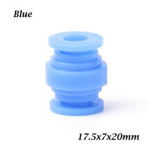 10PCS 소프트 마운트 실리콘 소음기 충격 흡수 공 F4 F7 비행 컨트롤러에 대 한 안티 진동 고무 댐퍼, Blue 17.5x7x20mm