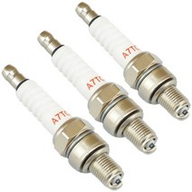 일본직발송 10. QAZAKY 3PC 스파크 플러그 A7TC FOR GY6 50CC 70CC 90CC 110CC 125CC 150CC ATV 스쿠터 구, ONE SIZE, One Color