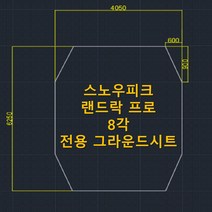 방수포 스노우피크 랜드락 프로 8각 전용 주문 제작 타포린 풋프린트 천막 그라운드시트 캠핑, PVC 베이지방수포+가방