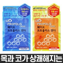 프로폴리스캔디 페퍼민트레몬 12통(1박스), 레몬맛 12개(4.5g X 96개입)