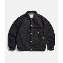 ESPIONAGE 47 Relaxed Denim Jacket Black YE