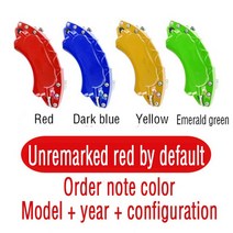 렉서스 브레이크 캘리퍼스 커버 피트 ct is es nx rx ux lx f-sport, 녹색-4pcs