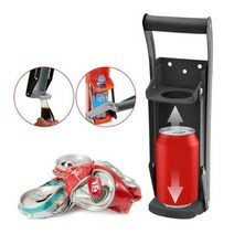 캔 압축기 2세대/깡통 페트병 재활용 분리수거 크러셔, 블랙