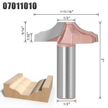 합판재단 목재합판 나무 원목 합판 12.7MM Shank-1PCS cnc 단단한 초경 MDF 합판 목공 라우터 비트 트리머, 07 No.6