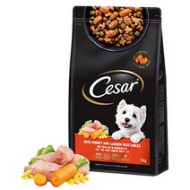 시저사료 1kg 칠면조 애견 강아지사료, 시저 칠면조사료 1kg