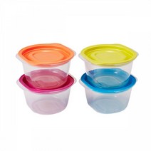 BTM 씨밀렉스 쿡밥 보관 용기 275ml 2개-4P 용기 도시락통 다용도통 밀폐용기통 플라스틱용기 밀폐용기 용기통
