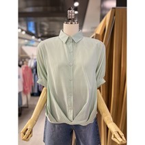 ab.fz 39 밑단셔링 반팔 셔츠블라우스 ABXX2HB39F1 US