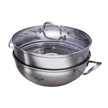 까사니 찜기 찜솥 2단 찜냄비 찜통 채반 스티머 30cm
