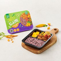 [채식플랜] 베지도시락 쏘이너겟과 현미잡곡밥 & 믹스야채, 단품