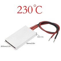 12V24V110V220V 일정한 온도 PTC 50*28.5*5mm 세라믹 가열 플레이트 공기 전기 히터 사용자 정의 가능, 110V 230degree