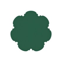 로즈앤 다용도 코스터(단품) 티코스터 컵받침 화분받침 카페 감성 소품, 2-버리디안, 눈꽃, 1개