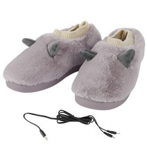 발난로 발온열기 사무실히터 전기발난로 발보온덮개 내구성 USB 온열 발 난방 슬리퍼 안전하고 편안한 홈 오피스 사용, 01 M, 03 보라색