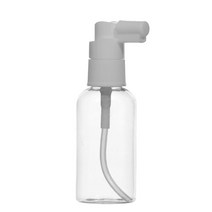 허브스프레이 헤어 스프레이용기 검정 흰색캡 20~500ml, 50ml(타원형), 투명용기 흰색캡