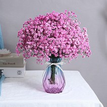 인테리어 라탄 수납 바구니Gypsophila 말린 꽃 꽃다발 의 호흡 자연 장 거실 가구 발렌타인 데이 홈 장식, 02 MTXshenfen_02 20g no vase