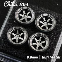 19인치 휠18인치 휠자동차 휠 1/64 Chika Nabes 8.9mm 9.7mm 타이어 림 BBS LM VSXX RS 레이 TE37 와타나바 164 HW 토미 미니 GT 합금, [13] 8.9mm gun metal TE37, 1개