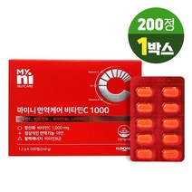 일동제약 마이니 면역 비타민C 1000mg 아연 활력에너지 비타민B군 식약처인증 건강기능식품 대용량, 1개, 200정