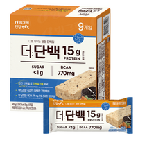 빙그레 tft 더단백 마일드바 아몬드쿠키 9p, 450g, 5개