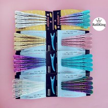[롤킹]바다가 드라이핀셋 커트핀셋 메탈 8컬러 4P, 메탈민트