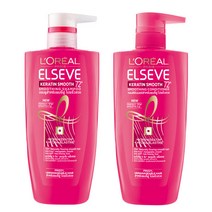 로레알파리 케라틴 스무드 샴푸 450ml+컨디셔너 450ml 2종세트, 1세트